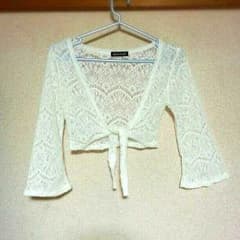 ROSEさん専用！新品☆ 白のボレロ風カーディガンのサムネイル