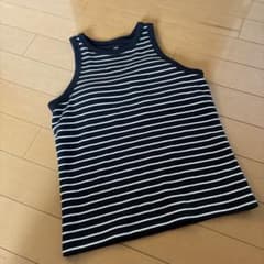 ボーダー タンクトップ ノースリーブのサムネイル