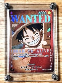 ワンピースカード　モンキー・D・ルフィ SR SP ST01-012 手配書のサムネイル