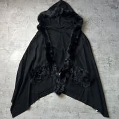 極美品 grace continental 高級 フード ファー ポンチョ 黒 極美品 grace continental 高級 フード ファー ポンチョ 黒 - メルカリ
