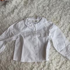 H&M キッズ ブラウス ホワイト 90-95cmのサムネイル