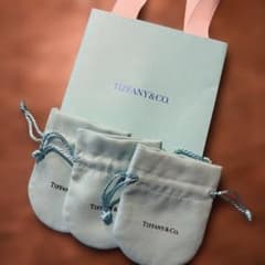 TIFFANY&CO. ティファニー ショップ袋 ショッパー &ジュエリー袋3枚