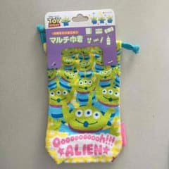 新品未使用♡マルチ巾着 トイストーリー エイリアンのサムネイル