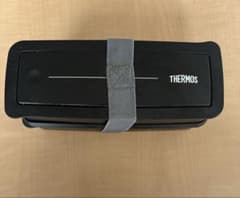 THERMOS 2段弁当箱 箸付き ブラックのサムネイル