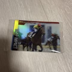 ディープインパクト武豊金色箔サイン付き！！ トレーディングカード。 ディープインパクト 第72回日本ダービー 記念カード 武豊 金箔サイン