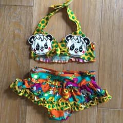 グラグラ　GRAND GROUND 水着 130 ビキニ セパレート　女の子のサムネイル