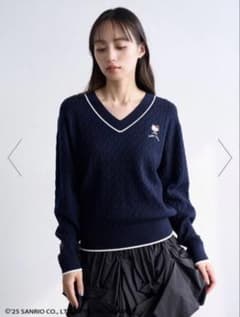 【新品未使用・タグ付き】SNIDEL × HELLO KITTY コラボセーターのサムネイル