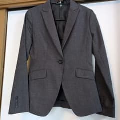 COMME CA ISM ストライプ ビジネススーツ （ジャケットM、パンツL）