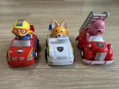 韓国 Pororo ポロロ ミニカー 3台セット - メルカリ