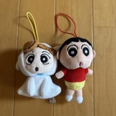 クレヨンしんちゃん シロ ぬいぐるみマスコット 2点セットのサムネイル