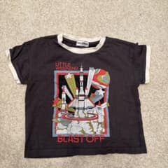 Little Weekend 宇宙ロケット Tシャツ 100cm