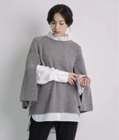美品　Cadune ケープニットシャツSETのサムネイル