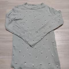 薄手　リブ　長袖Tシャツ　１３０のサムネイル
