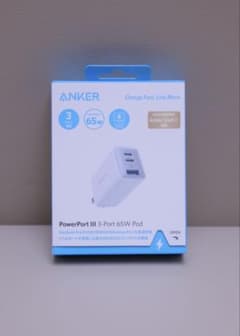 Anker PowerPort III 3-Port 65W Pod ホワイトのサムネイル
