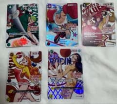 ワンピースカードゲーム ルフィ　ゾロ　ナミ　ロビン　フランキー　ラウンドワンのサムネイル