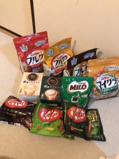 フルグラ、コーヒー、キットカット まとめ売りのサムネイル