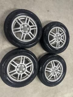 新車！スズキハスラータフワイルド！！純正ホイールタイヤセット