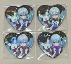 初音ミク 雪ミク ユキネ ドンキホーテ ハート型缶バッジ 4点 - メルカリ