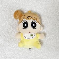 크레용 신짱 봉제인형 마스코트 열쇠 고리 해바라기