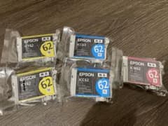 EPSON IC62 インクカートリッジ 3色　5カートリッジのサムネイル