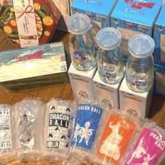 이치 반 쿠지 드래곤 볼 기뉴 특전대 내습 컨테이너 박스 우유 병