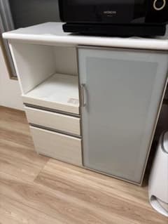 ニトリ キッチンカウンター Nポスティア 90 WH - メルカリ