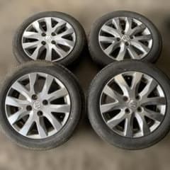 スズキ純正 ENKEI ホイールセット 155/65R14 （青975） - メルカリ