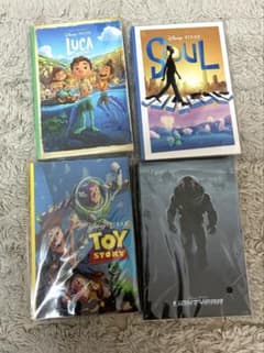 PIXAR 1번 복권 엽서 북 4권 세트