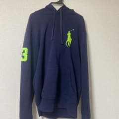 Polo Ralph Lauren ネイビー フード付きパーカー sビックポニーのサムネイル