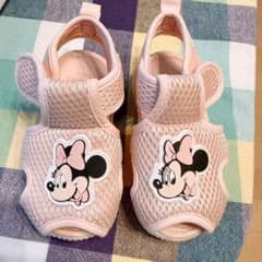 디즈니 미니 마우스 샌들 핑크 15cm
