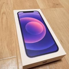 美品　Apple iPhone 12 128GB 本体 パープル　箱付き iPhone 12 iPhone12 128GB パープル SIMフリー 中古 本体 良品 スマホ