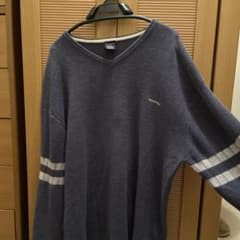 NAUTICA ネイビー Vネックセーター XLのサムネイル