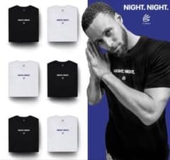 XL ステフィンカリー Night.Night ナイトナイト tシャツ 黒 レア 