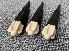 沖縄三線 黒木・天然牙製高級カラクイ3本セットのサムネイル