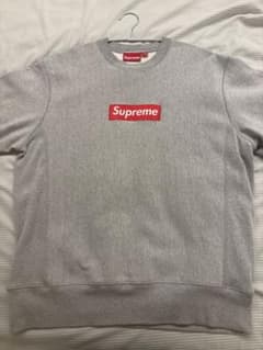 Supreme ボックスロゴ グレー スウェット トレーナーのサムネイル