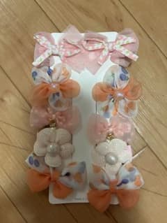花とリボンのヘアピンセットのサムネイル