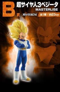 おまけ付きドラゴンボール一番くじオムニバスcross B賞 超サイヤ人3ベジータのサムネイル