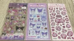 【お値下げ】サンリオ メロクロ 立体シールセットのサムネイル