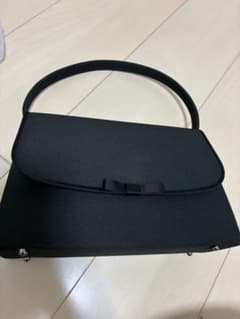 新品未使用！ブラックフォーマルバッグ リボン ハンドバッグ 冠婚葬祭のサムネイル