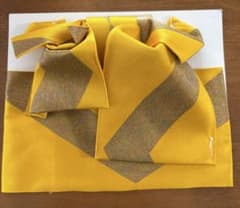 【未使用】レディース浴衣用 さが美の付け帯 作り帯 イエロー系のサムネイル