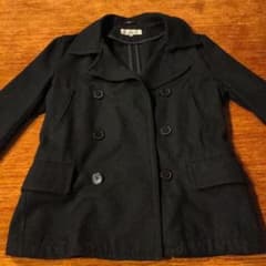 黒 ピーコート Mサイズ
