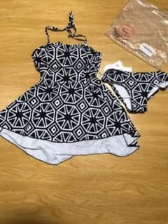 水着　レディース新品　セパレートドレスワンピ2点セットのサムネイル