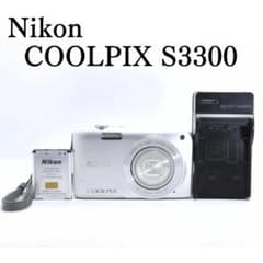 Nikon COOLPIX S3300 シルバー コンパクトデジタルカメラ - メルカリ