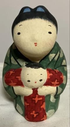 三四呂人形　野口三四郎　迎春　三島市指定文化財　日本人形　郷土人形 三四呂人形 みよろ人形 野口三四郎 郷土民芸品 三島市 昭和レトロ