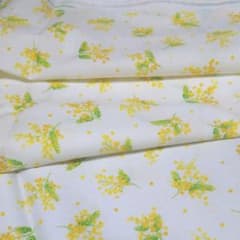 生地　ミモザ　50×50　ホワイトのサムネイル