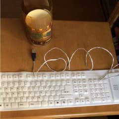 防水キーボード 部品取りのサムネイル
