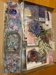 コラージュ素材お裾分け　紙もの　マステ　大量　作家さん多し　中古のサムネイル