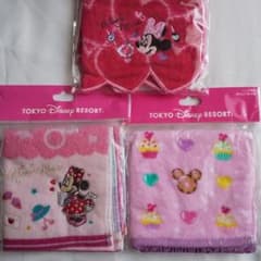 〈値下げ〉新品未使用 ディズニー Minnie Mouseのミニタオルのサムネイル