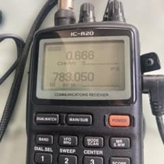 ICOM IC-R20 広帯域受信機 本体のみ - メルカリ
