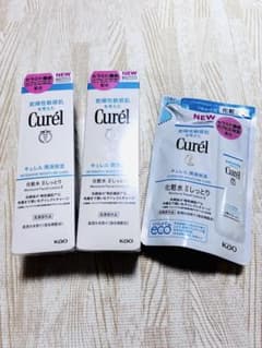 キュレル 潤浸保湿 化粧水 IIしっとり 本体2本　詰替1パック　合計3個のサムネイル